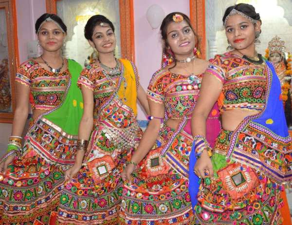 नागौर में नवरात्र के दौरान गरबा 