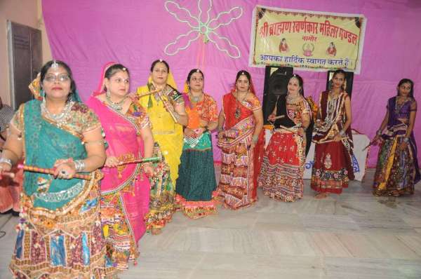 नागौर में नवरात्र के दौरान गरबा  