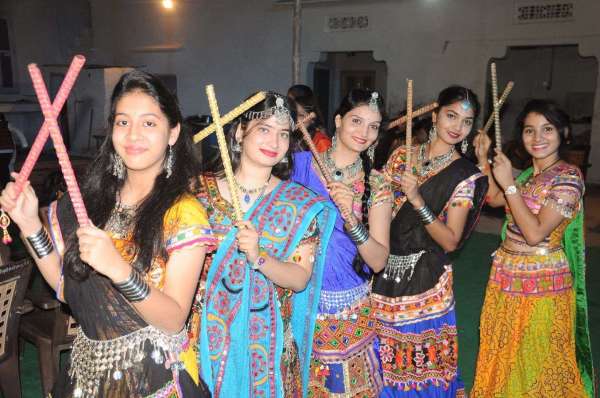 नागौर में नवरात्र के दौरान गरबा  