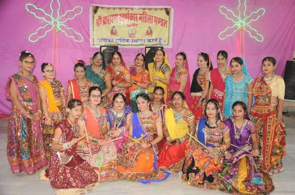 नागौर में नवरात्र के दौरान गरबा 