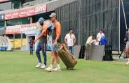 Ind vs Wi: team india in Guwahati, practice session pictures