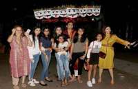 raveena tandon celebrates dussehra with her children latest photos