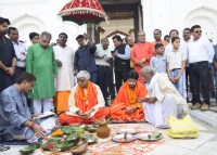 TS Singhdeo worshiped arms