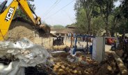 Encroachment on road in Biloniji Residential Plan in Singrauli