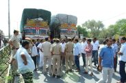 सेसकर को लेकर ट्रांसपोर्टर व ठेकेदार आमने-सामने