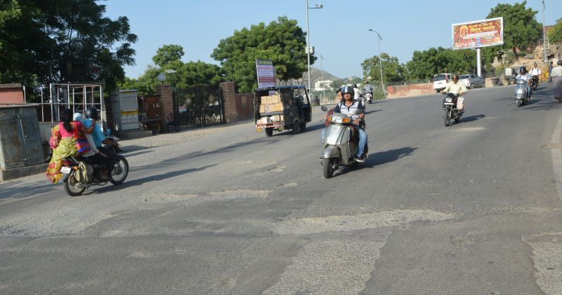 road construction work