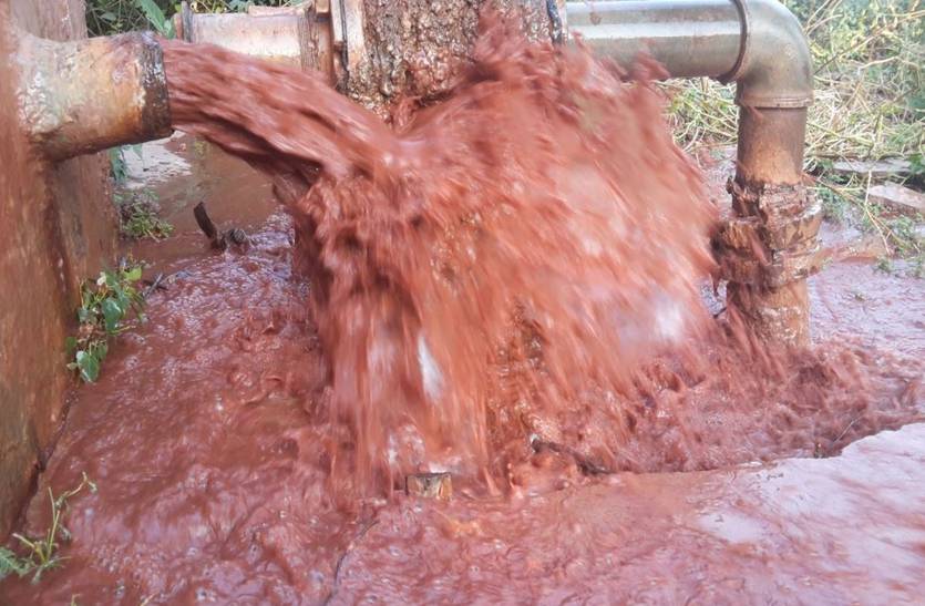 Supply of contaminated water in the Lohawat