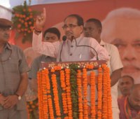 CM say-Congress Govt. in Shilanyas, Work In BJP