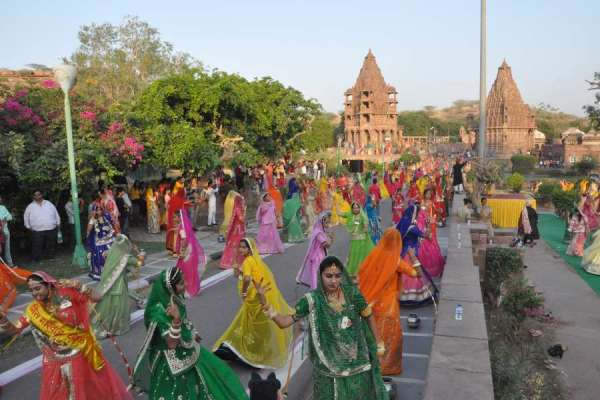 ghoomar dance performance