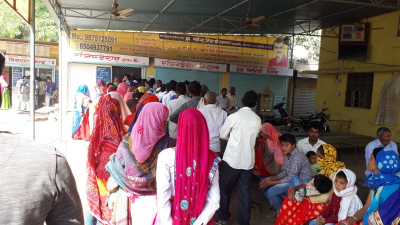 Patients of increased seasonal diseases in Kotputli