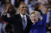 Obama and Hillary 