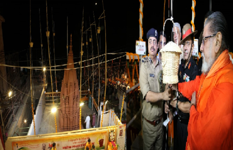 Akashdeep light on Dashashmeshh Ghat In memory of martyrs