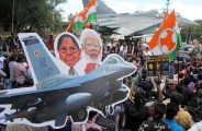 rafale deal jaipur protest 