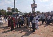 Roadway workers opened against illegal vehicles