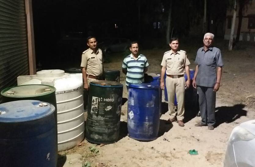 Two thousand liters illegal diesel recovered, accused arrested