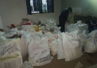 Seized illegal election material