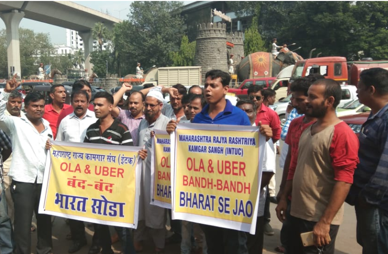 ola uber protest