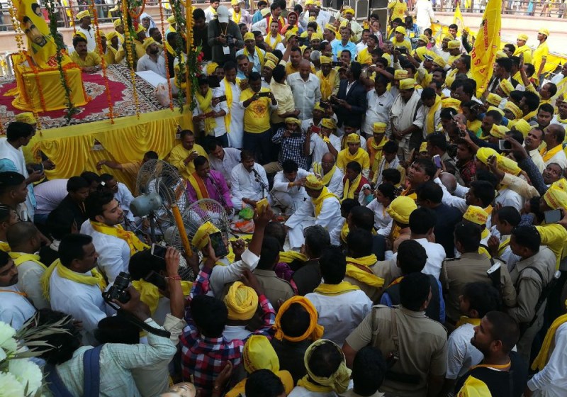 suheldev bhartiya samaj party rally in lucknow
