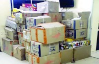 पुलिस टीम ने केलो विहार के एक मकान में दी दबिश, एक कमरे में 43 नग कार्टून में भरा ये अवैध सामान देख कर उड़ गए होश