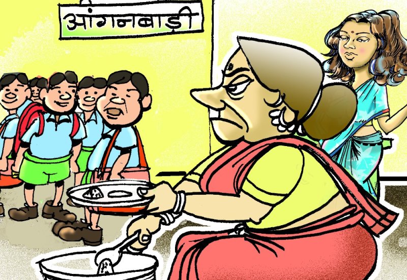 anganwadi kendra satna madhya pradesh