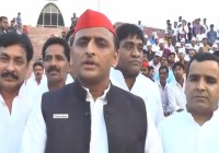 Akhilesh in Safai