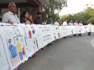 Unique initiative Barmer district, have created 51 meters long pahd