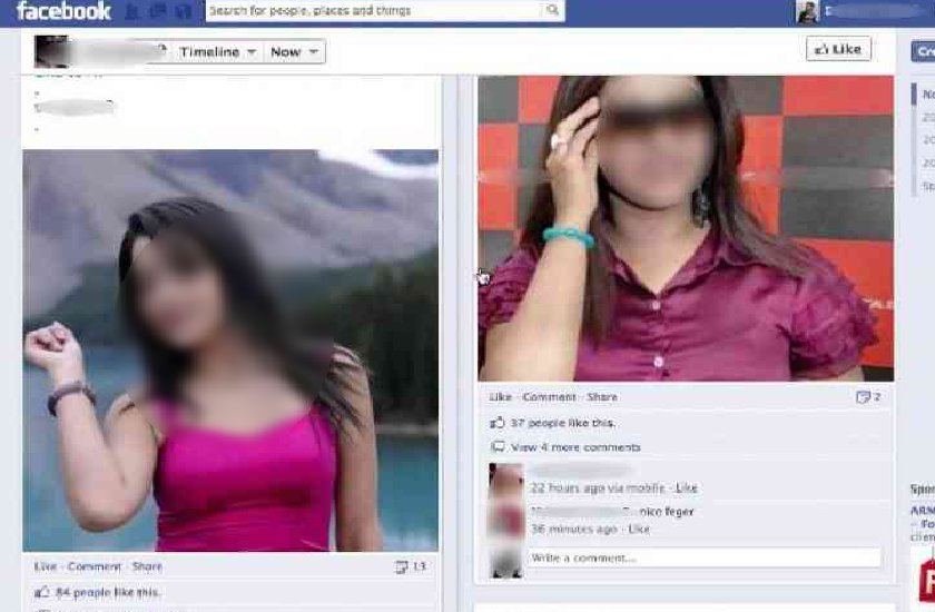 dirty pictures of the girl on Fb