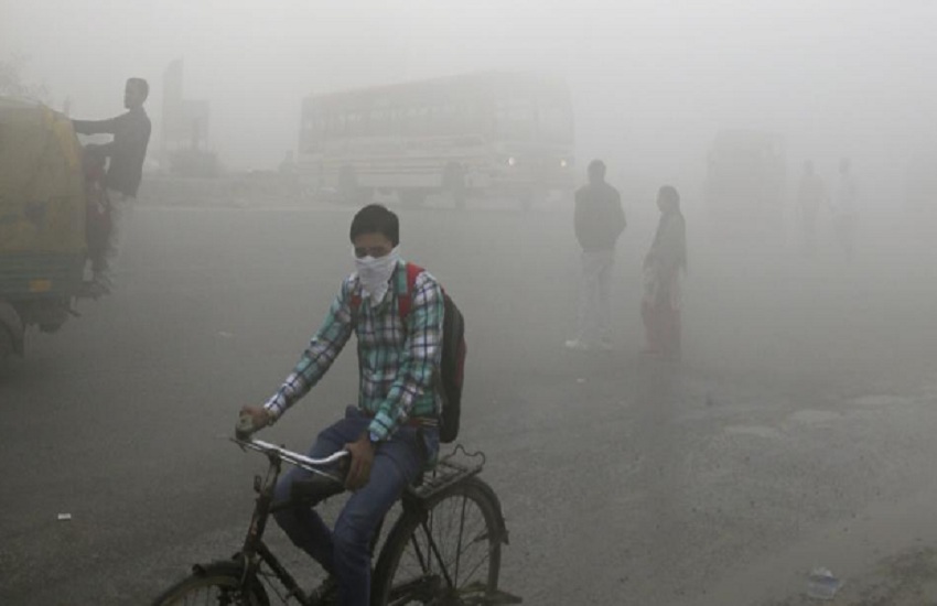 faridabad air pollution bad