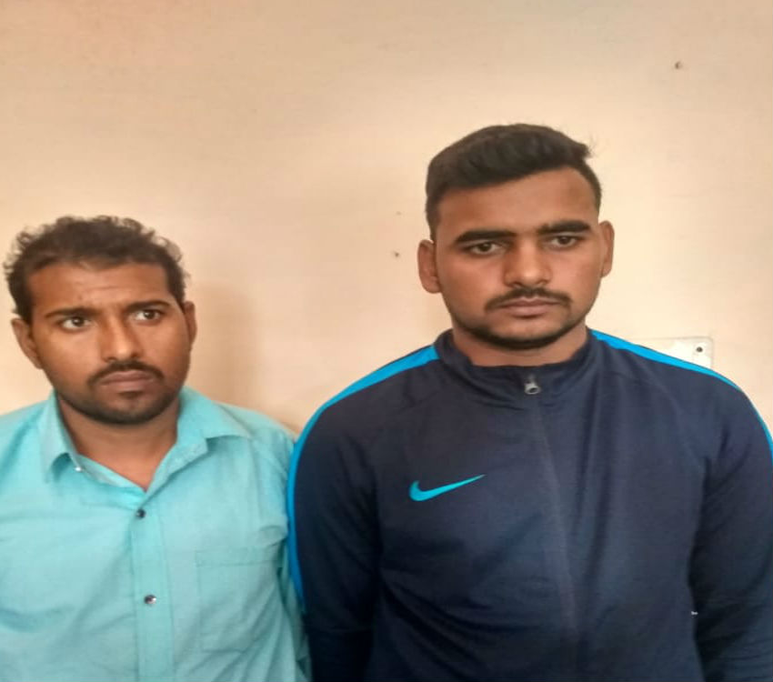 Two drugs smugglers arrested by up STF