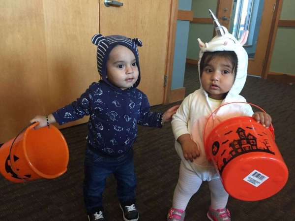 Halloween party is celebrating in chicango