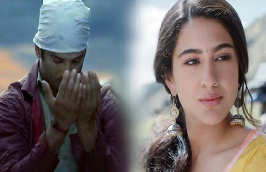 kedarnath teaser sara ali khan sushant singh rajput