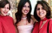 priyanka chopra bridal shower sonali bendre and neetu singh photos