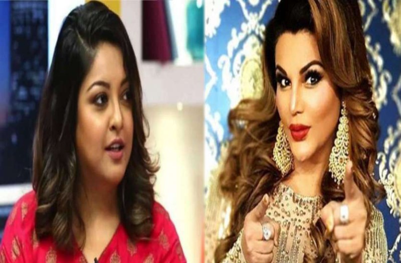 tanu shree and rakhi sawant file photo