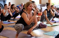 beer yoga going international