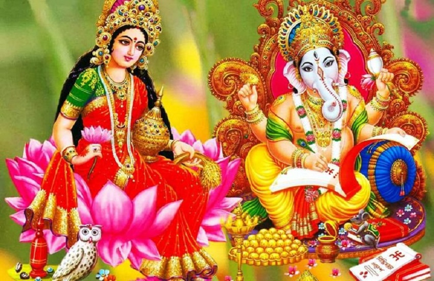 मां लक्ष्मी और श्री गणेश