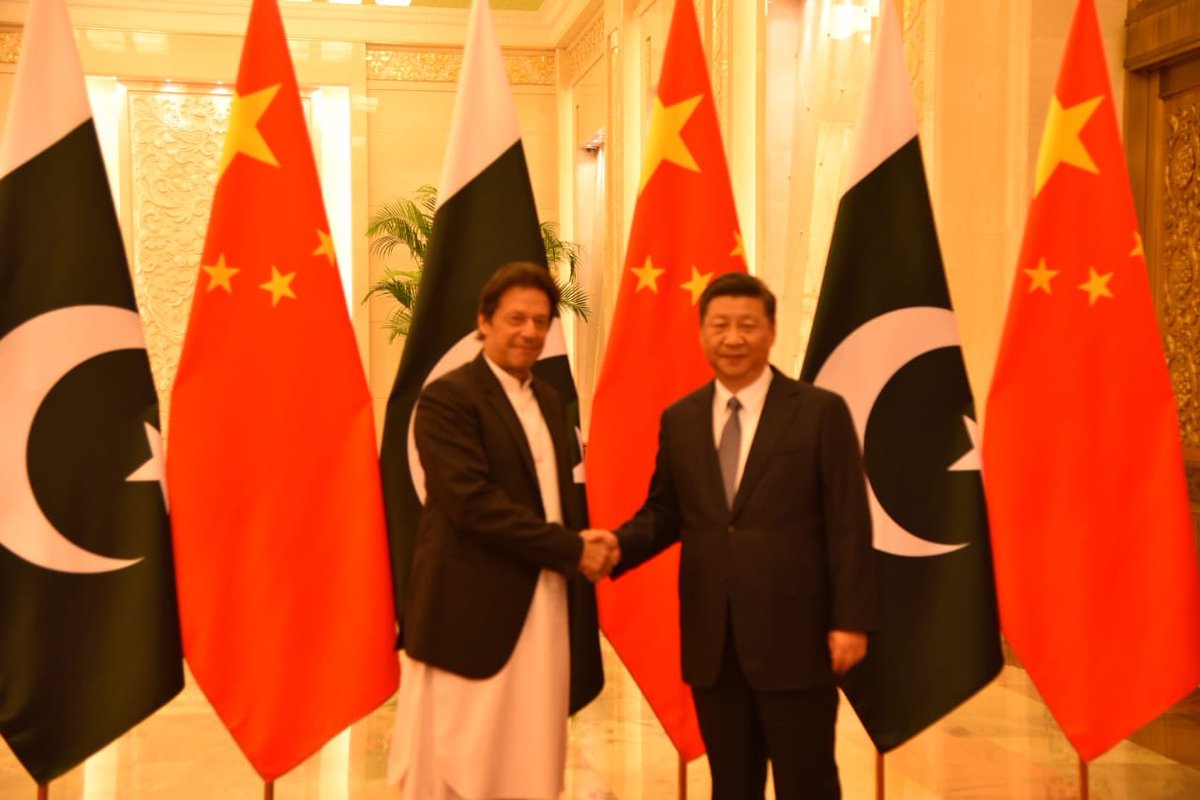  Imran Khan meet Xi Jinping 