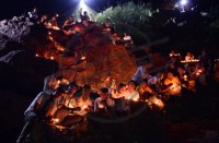 Jagmag in hills of Sujeshwar, more than 1000 deepak lightning