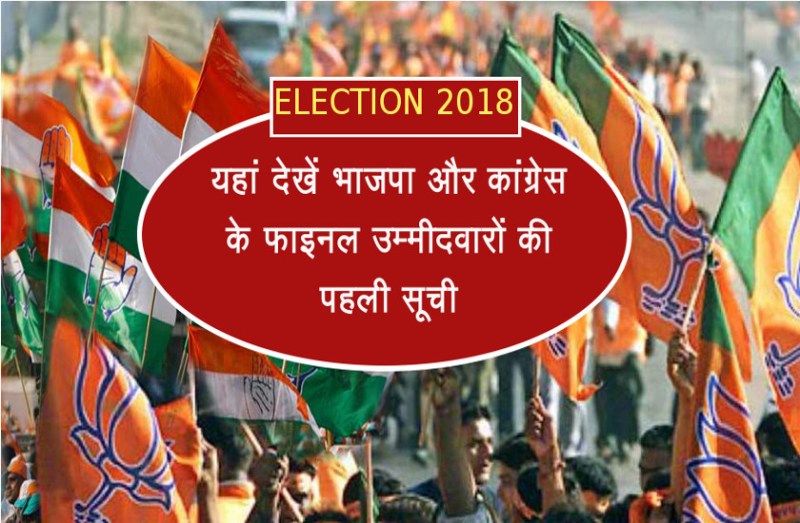 bjp-congress candidate list