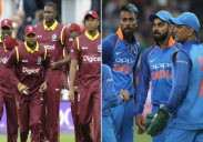 India West indies match winning score in Atal Bihari Stadium lucknow
