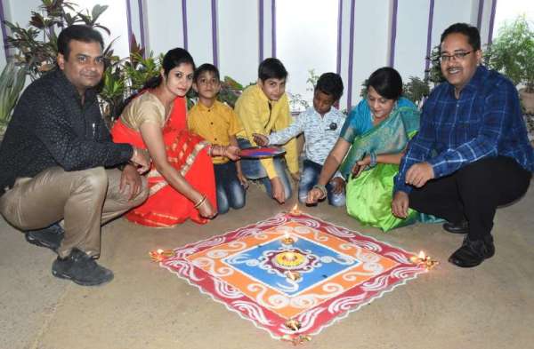  उर्जाधानी कोरबा की दीपावली, कोरबा की रंगोली