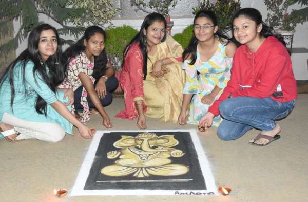  उर्जाधानी कोरबा की दीपावली, कोरबा की रंगोली