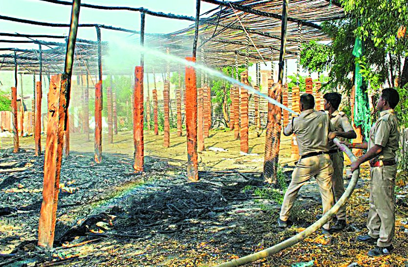Textile factory, Loss of millions by fire