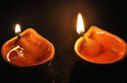 Spiritual energy is transmitted with soil lamps