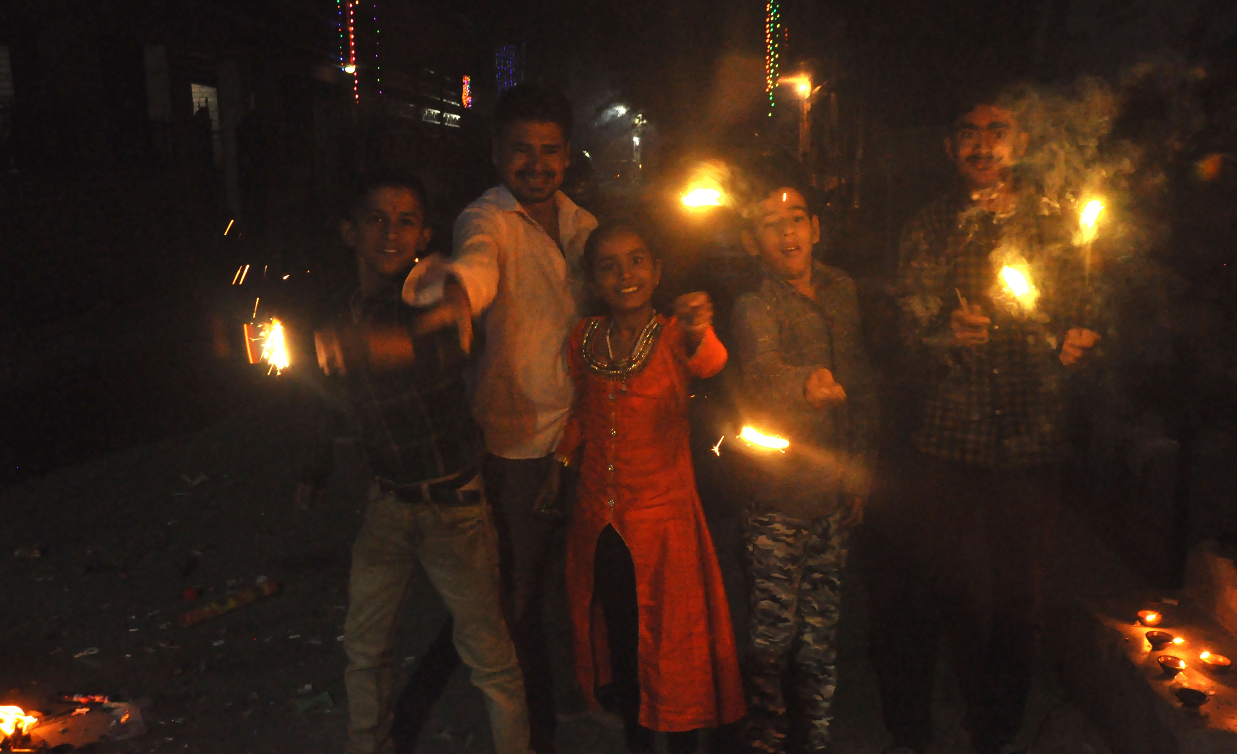 Deepawali is celebrated with enthusiasm
