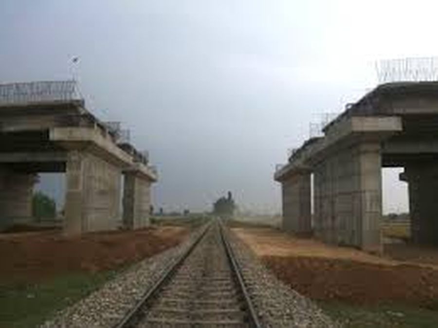 railway under bridge work