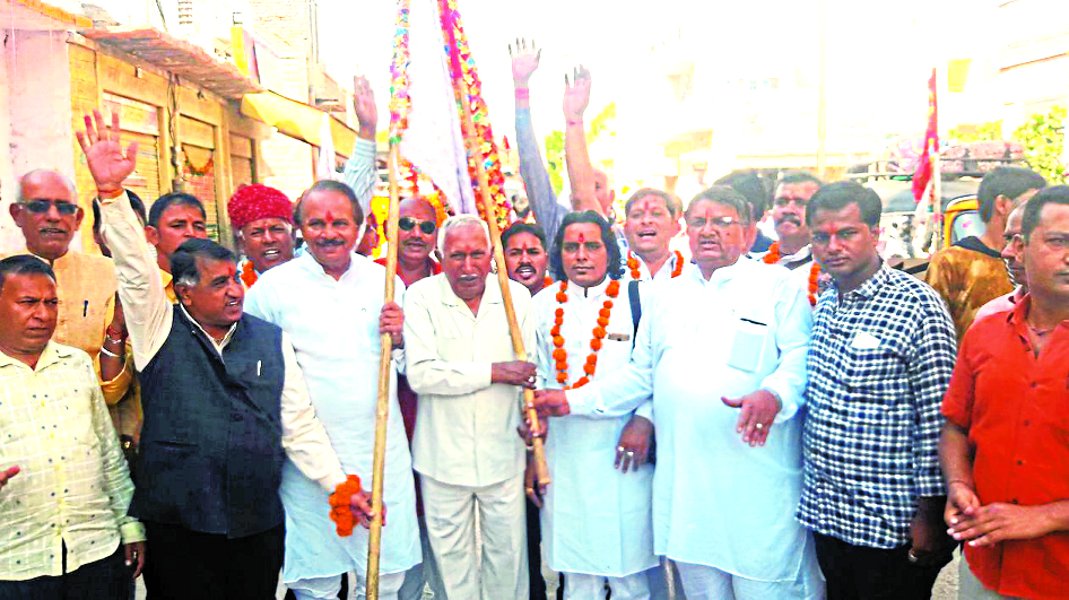 आशापुरा माता दर्शनार्थ पैदल संघ रवाना