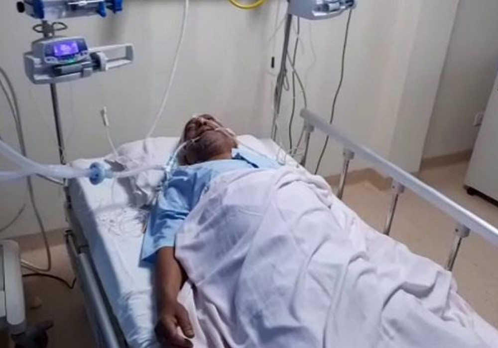SP Leader Ram Govind Chaudhary in Medanta Hospital after Heart Attack