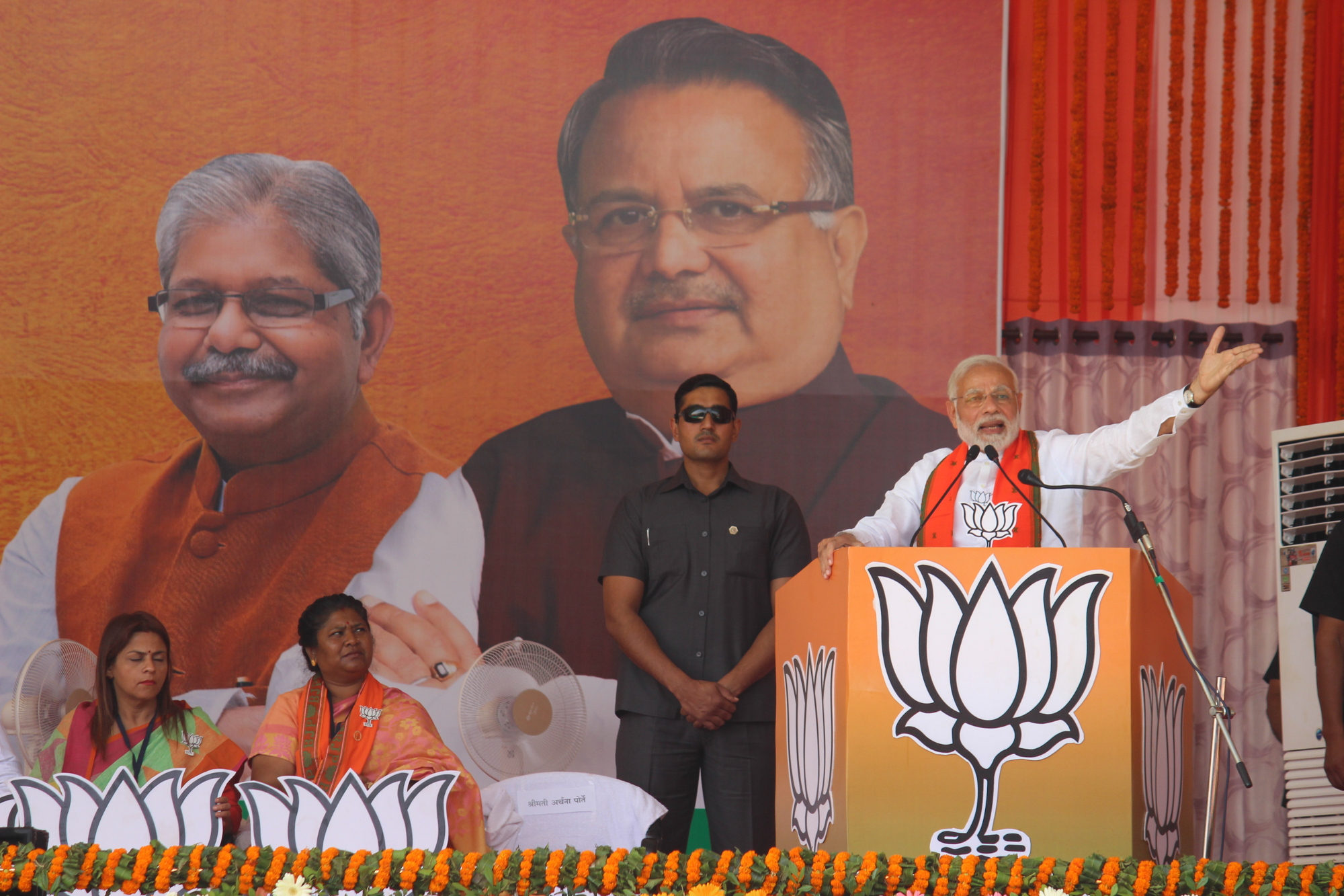 How did Modi get a pinch on the Chhattisgarh Congress?