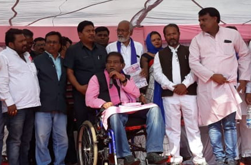 कटघोरा विधानसभा के बांकीमोंगरा में जोगी की चुनावी सभा