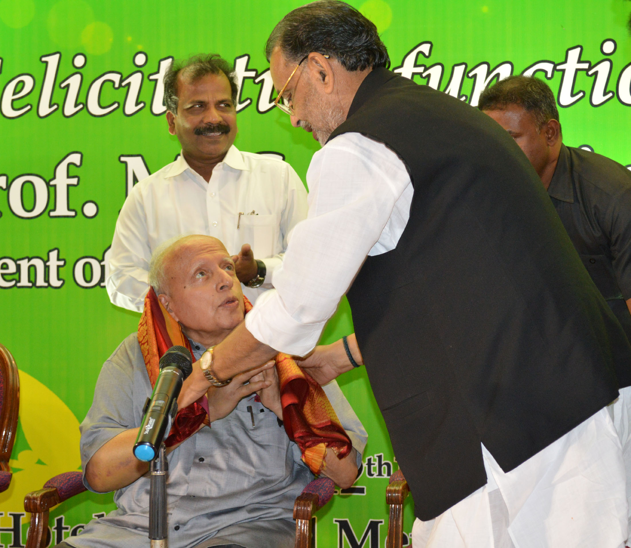 swaminathan honoured by agriculture minister